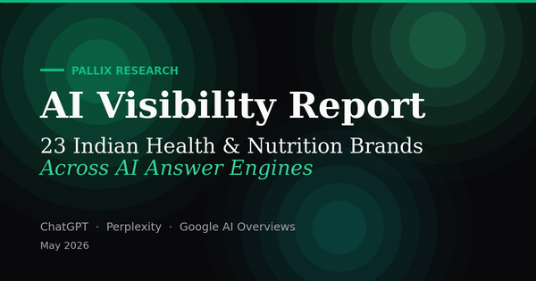 AI Visibility Report: 23 Indian Health & Nutrition Brands Across AI Answer Engines